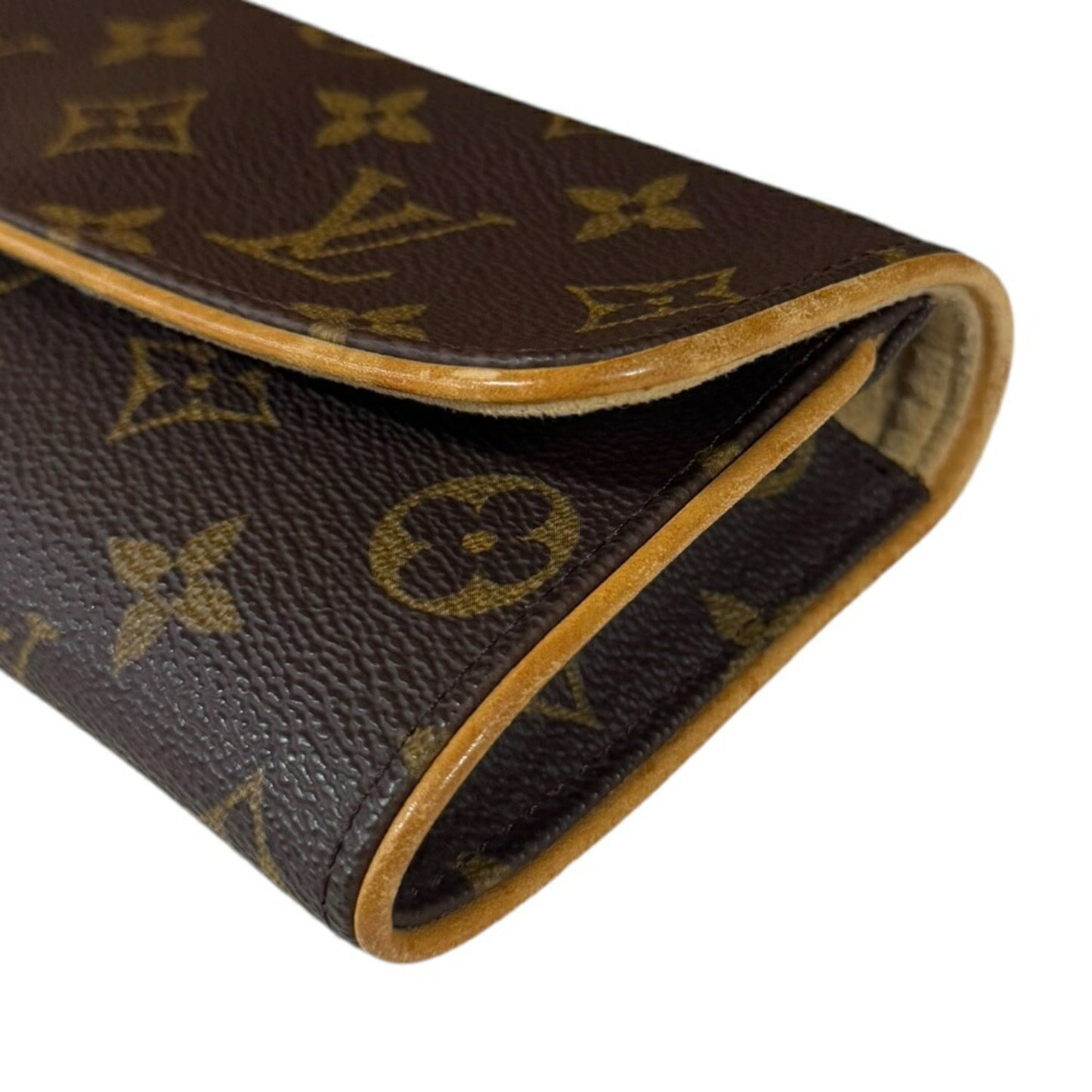 Louis Vuitton Brown Monogram Canvas Pochette Shoulder Bag