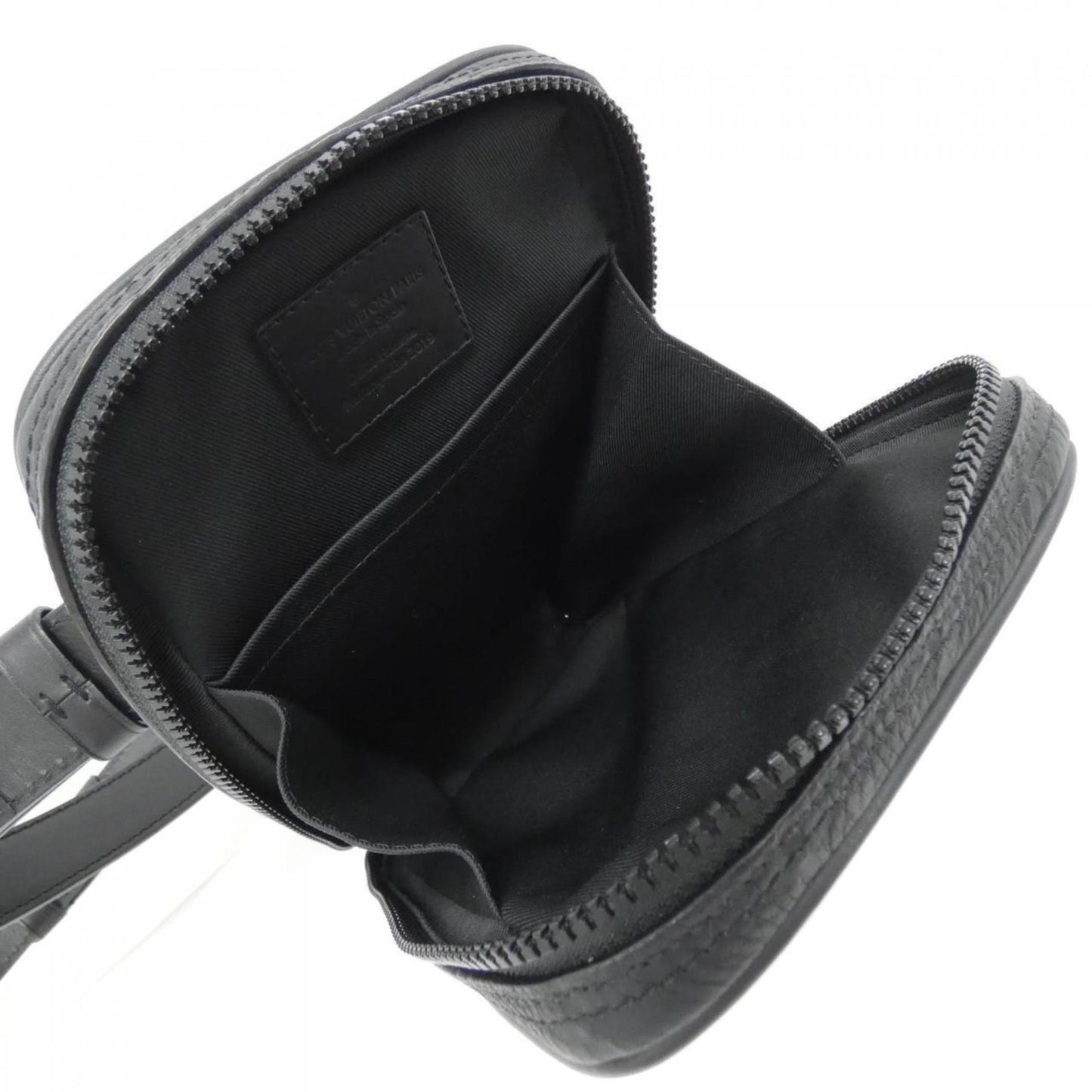 Louis Vuitton Black Leather Shoulder Bag