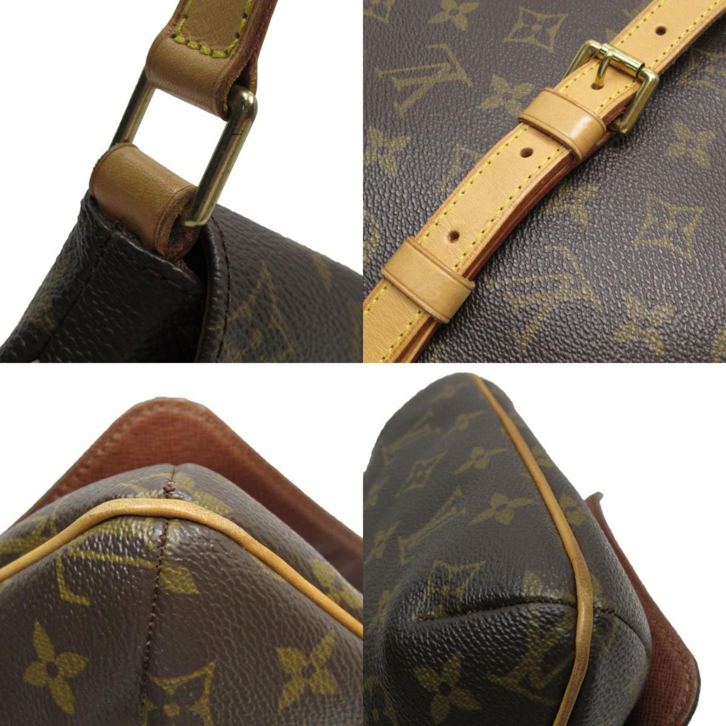 Louis Vuitton Brown Monogram Canvas Shoulder Bag