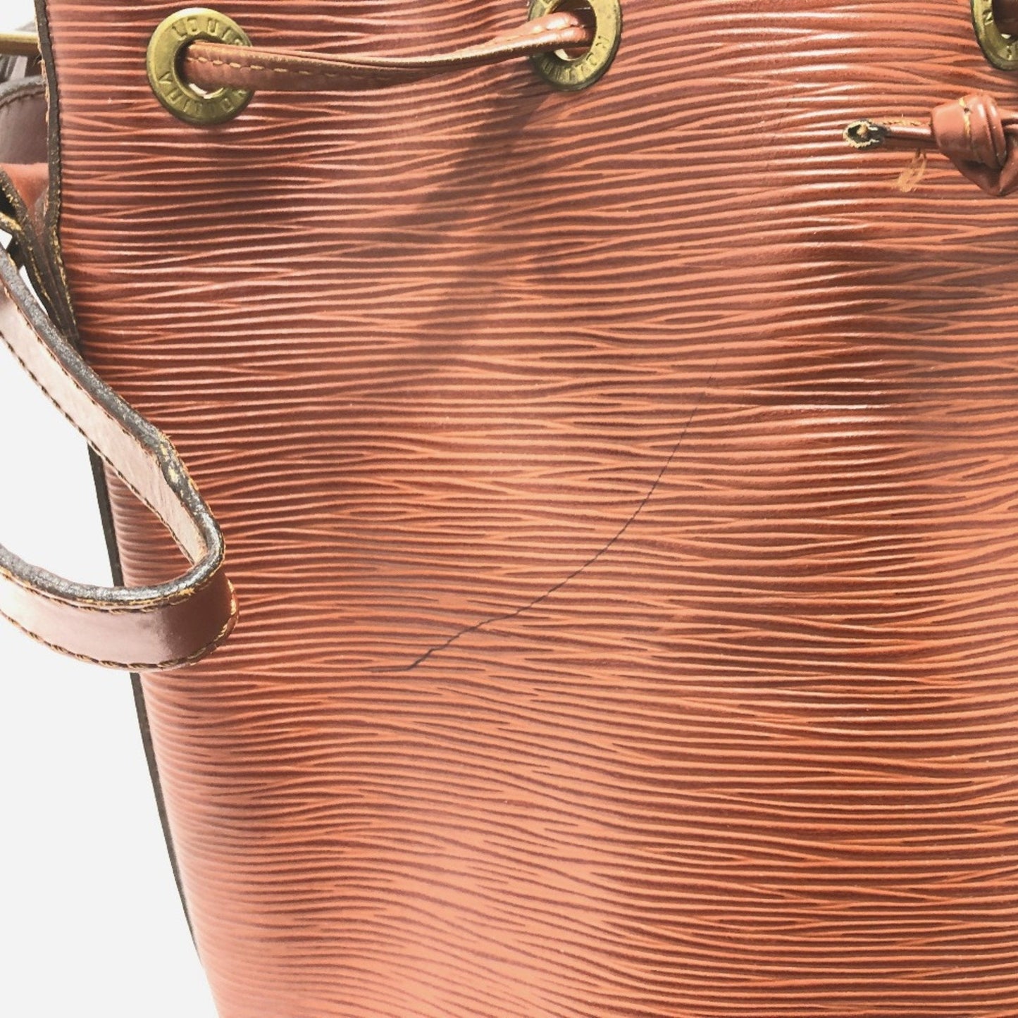 Louis Vuitton Brown Leather Shoulder Bag