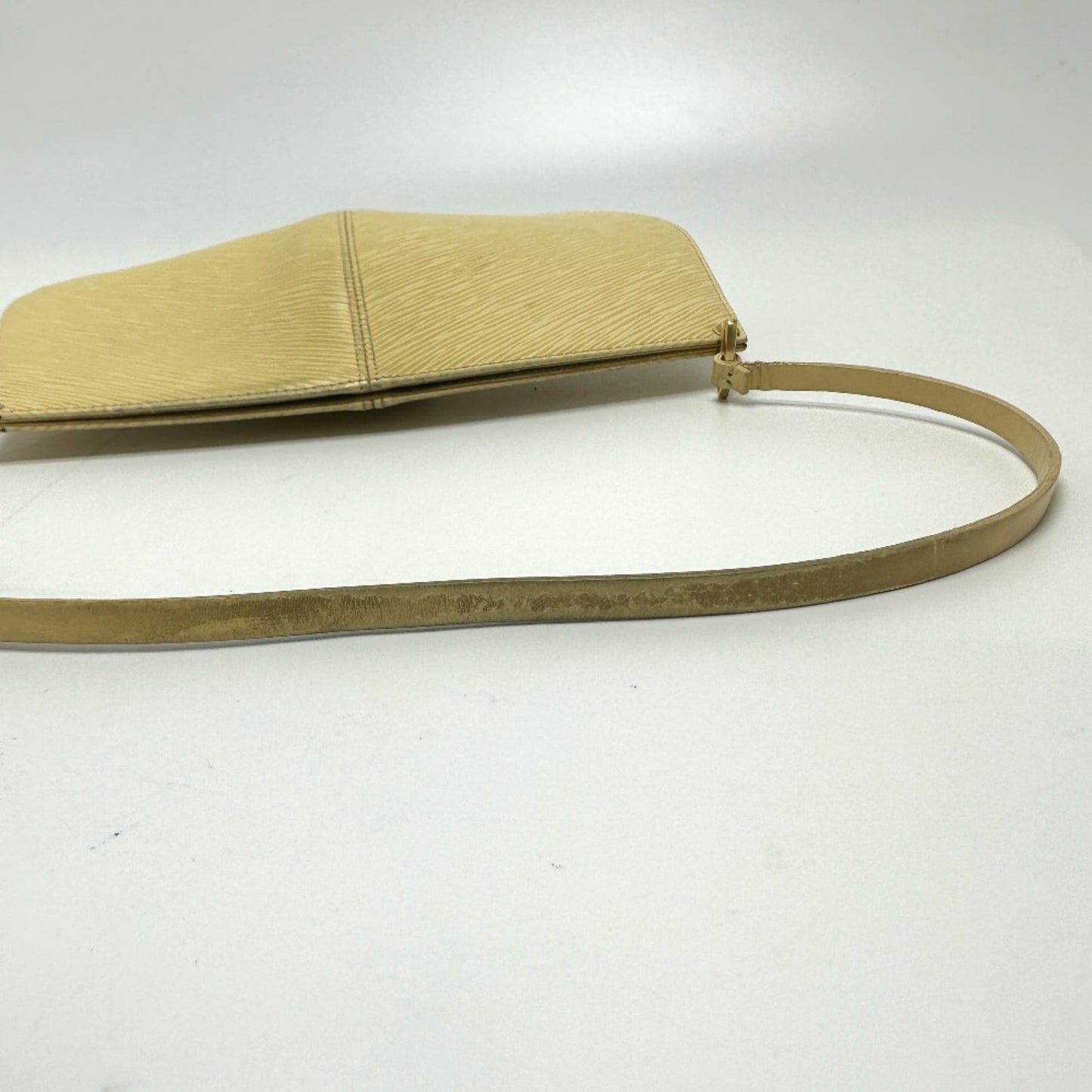 Louis Vuitton Beige Leather Shoulder Bag