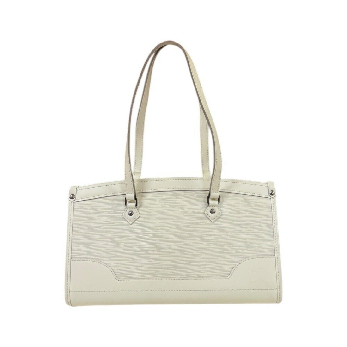 Louis Vuitton Epi Lv Off White White Epi Leather Shoulder Bag