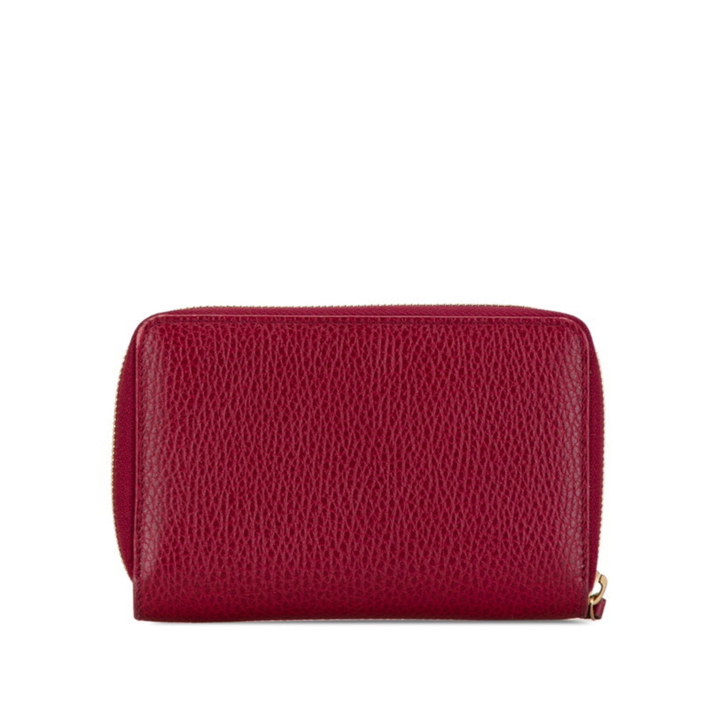 Gucci Wine Leather Long Wallet (Bi-Fold)