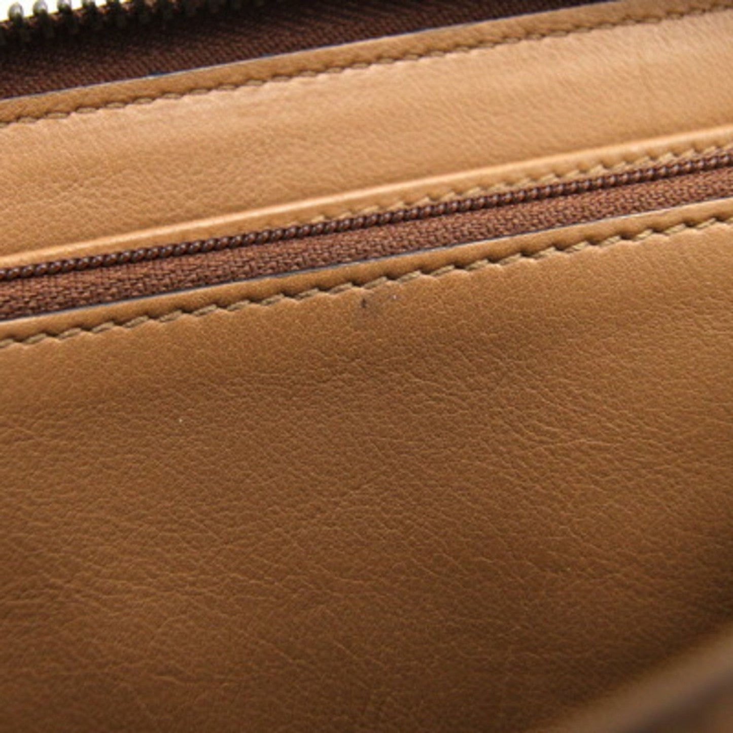Gucci Brown Leather Long Wallet (Bi-Fold)