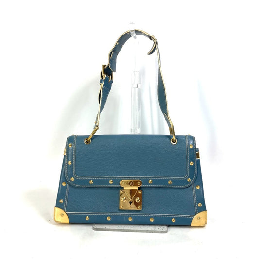 Louis Vuitton Blue Leather Shoulder Bag ()