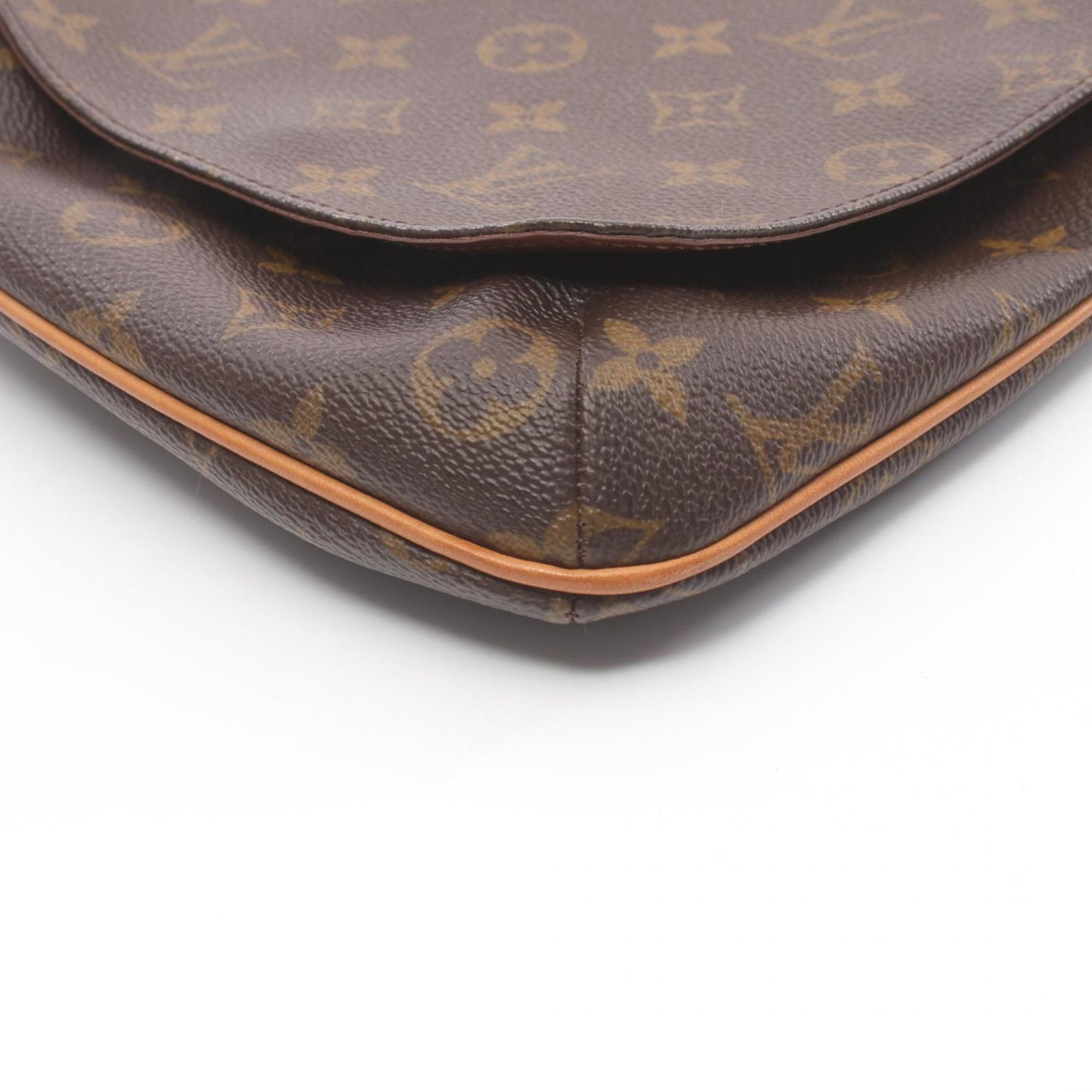 Louis Vuitton Brown Monogram Leather Shoulder Bag