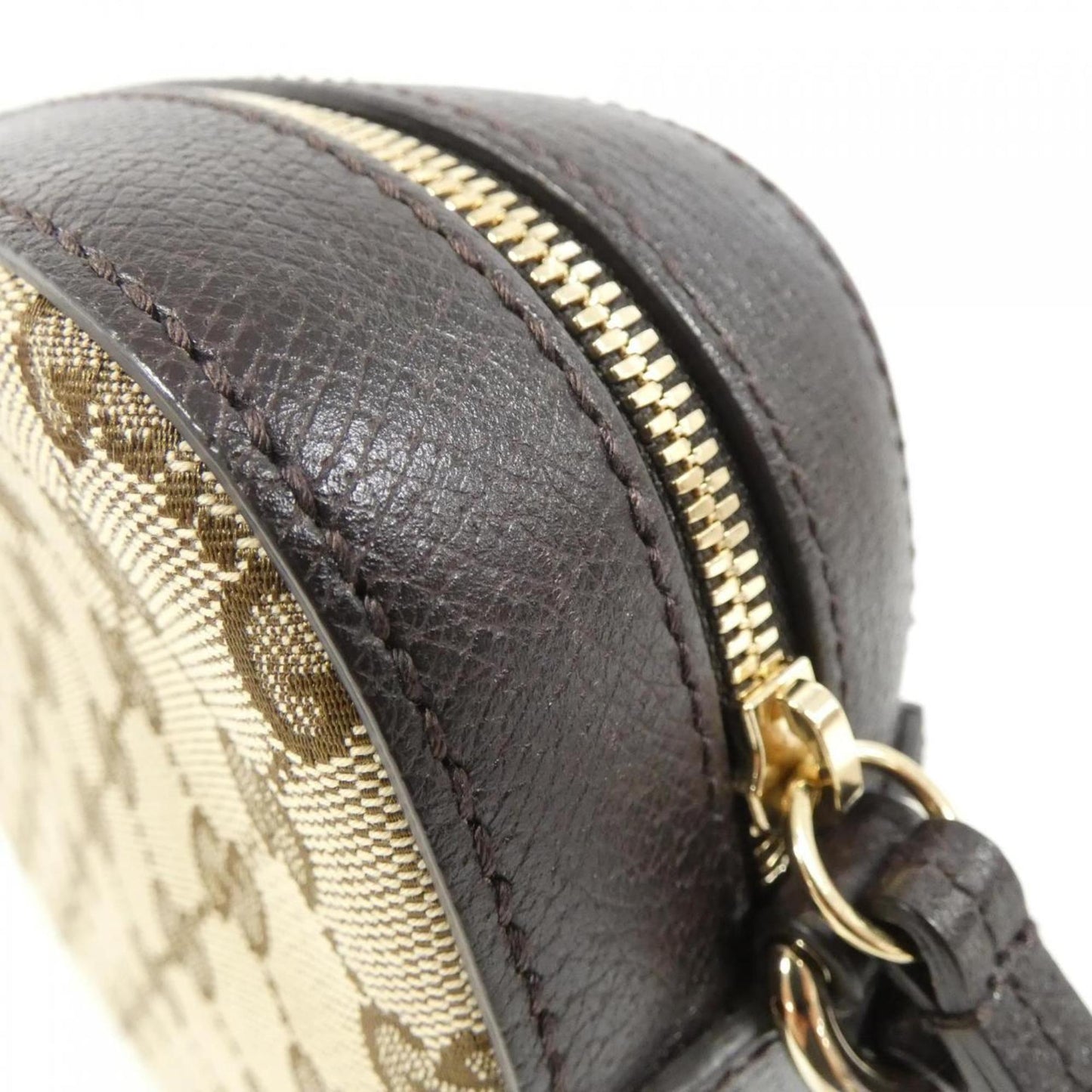 Gucci Beige Brown Gg Canvas Shoulder Bag
