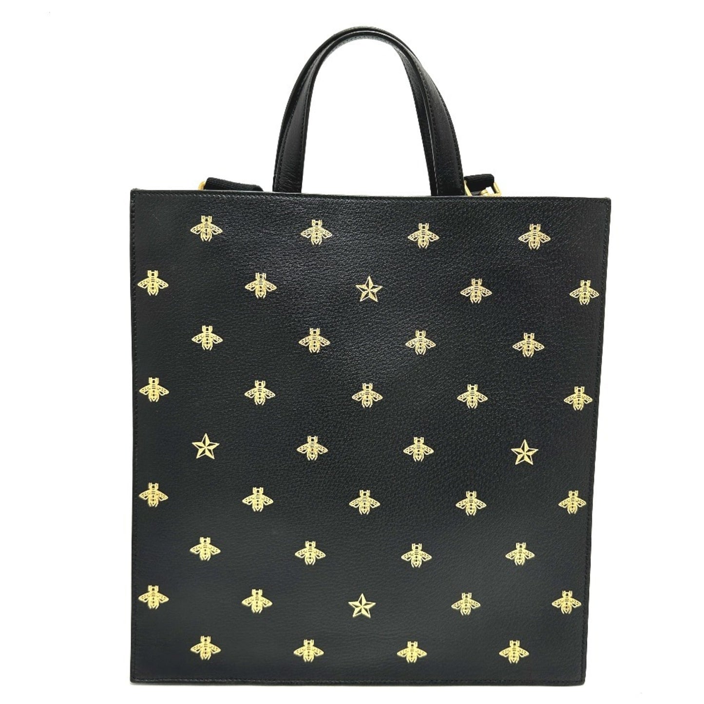 Gucci Black Leather Shoulder Bag Tote Bag