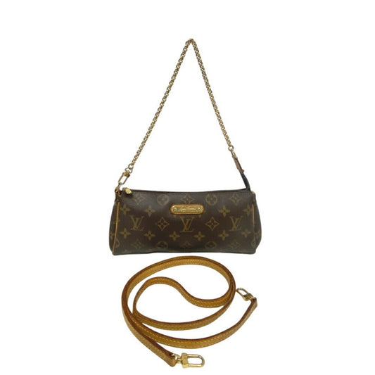 Louis Vuitton Brown Leather Shoulder Bag ()
