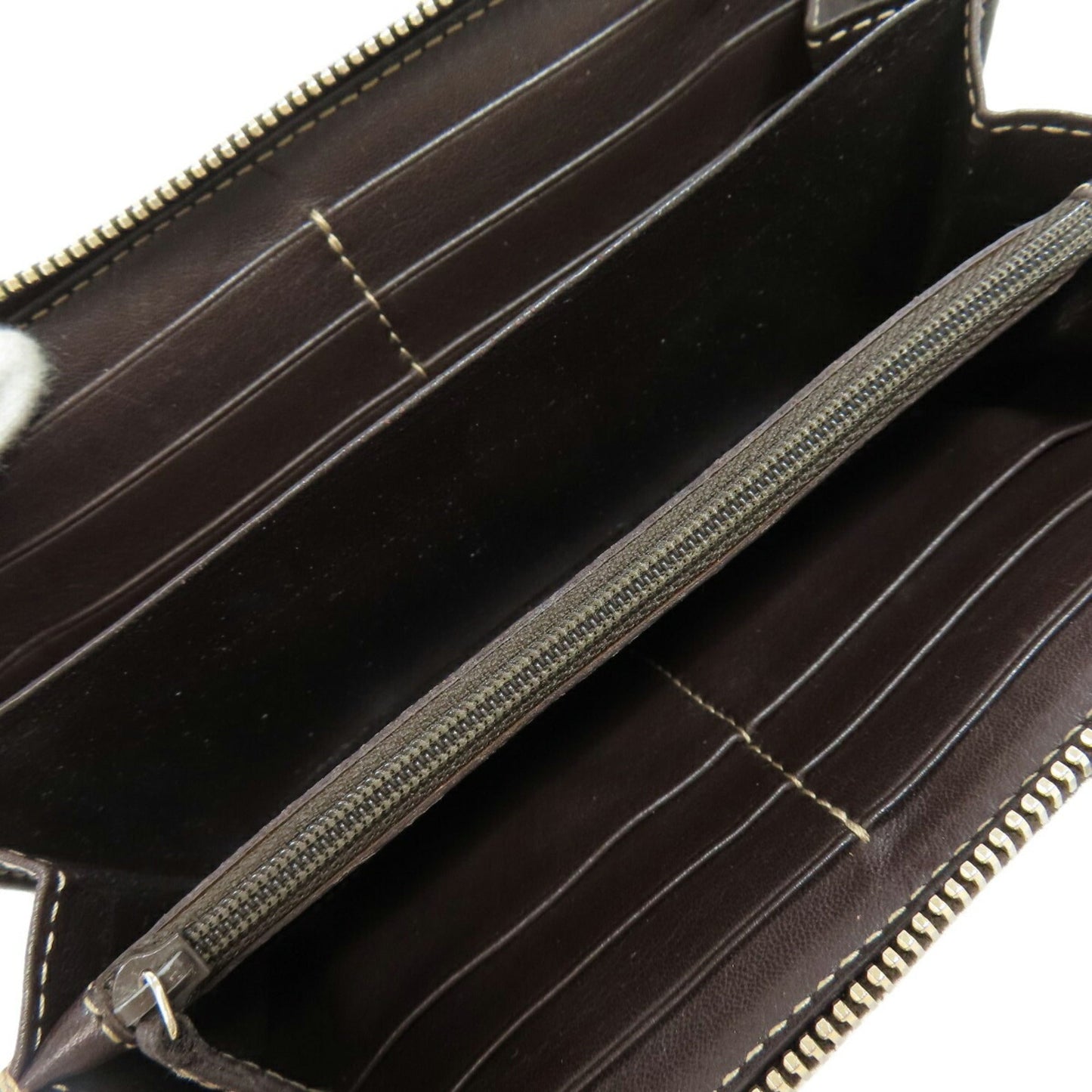 Gucci Brown Canvas Long Wallet (Bi-Fold)