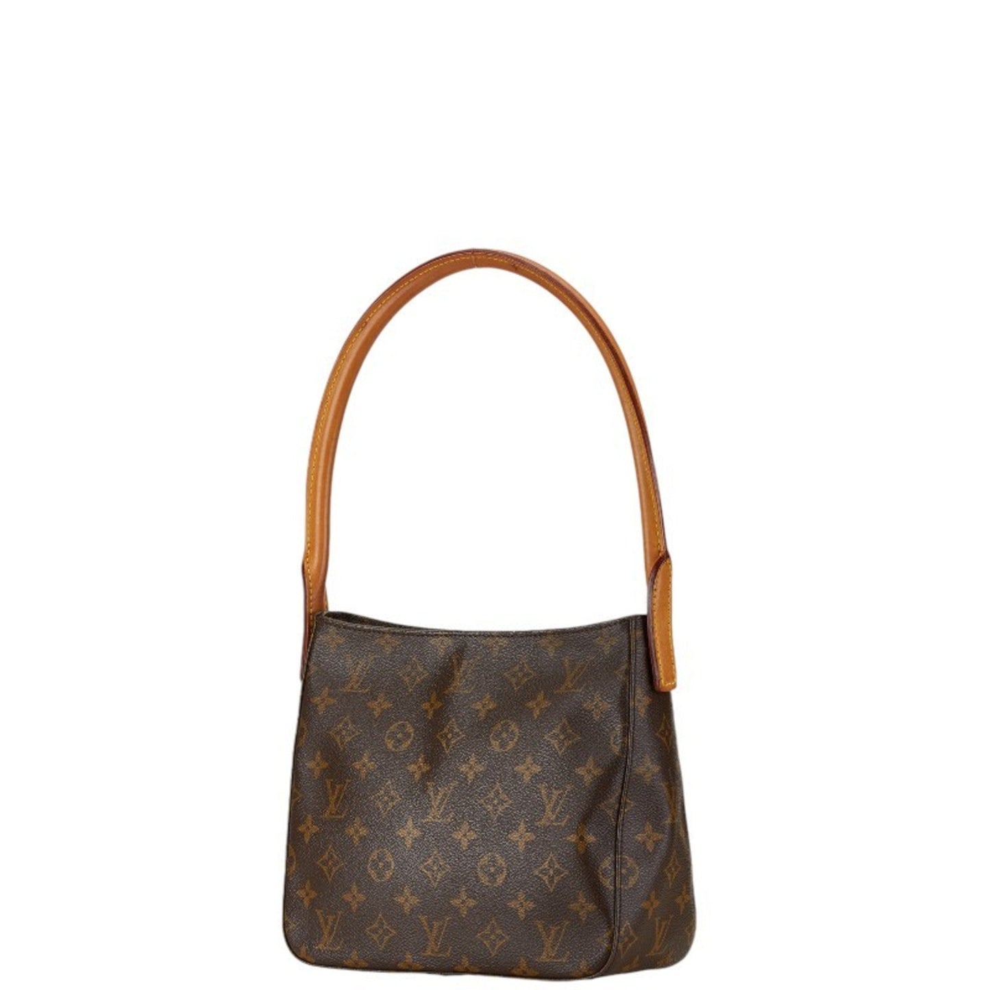 Louis Vuitton Brown Pvc Leather Handbag Shoulder Bag