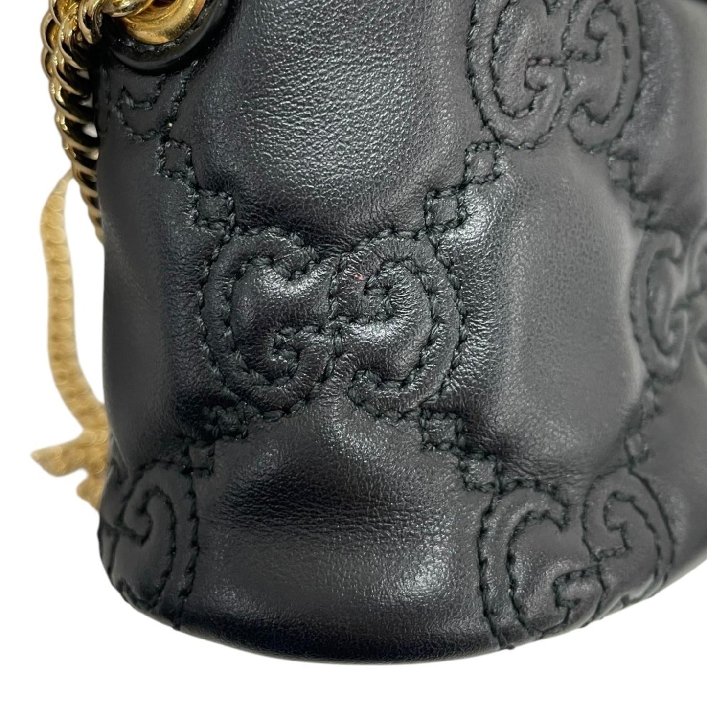Gucci Black Gold Shoulder Bag