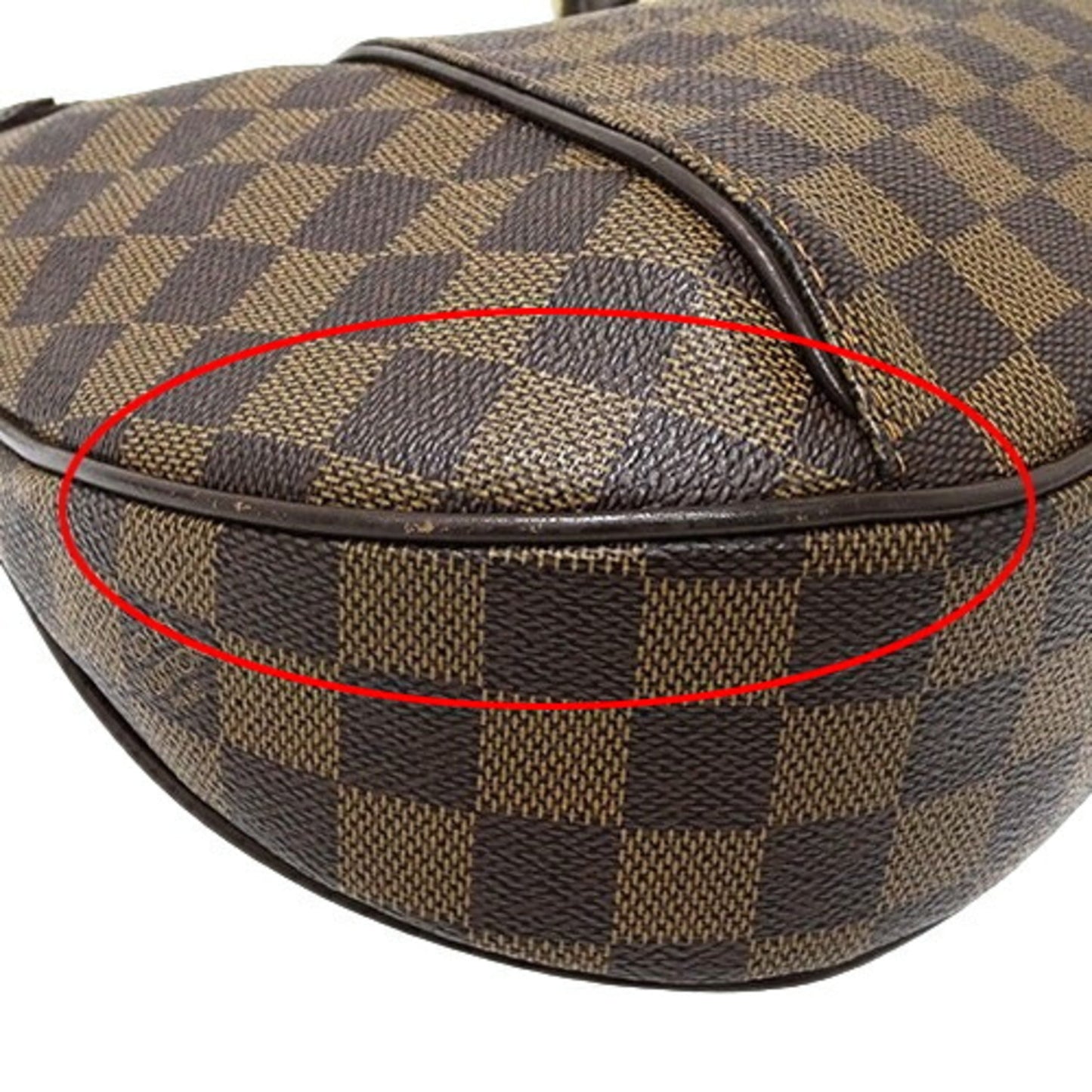 Louis Vuitton Damier Damier Canvas Ebene Damier Canvas Shoulder Bag