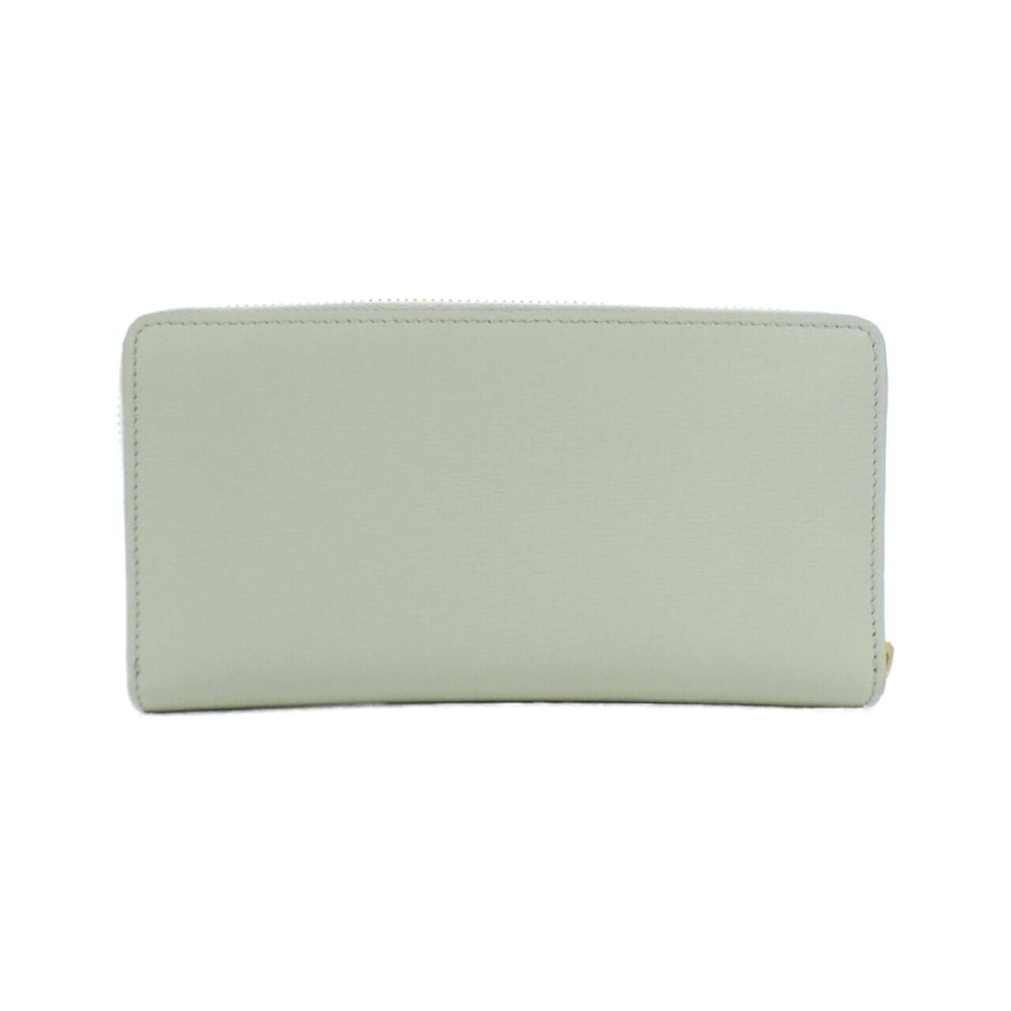 Gucci Pale Green Leather Long Wallet (Bi-Fold)