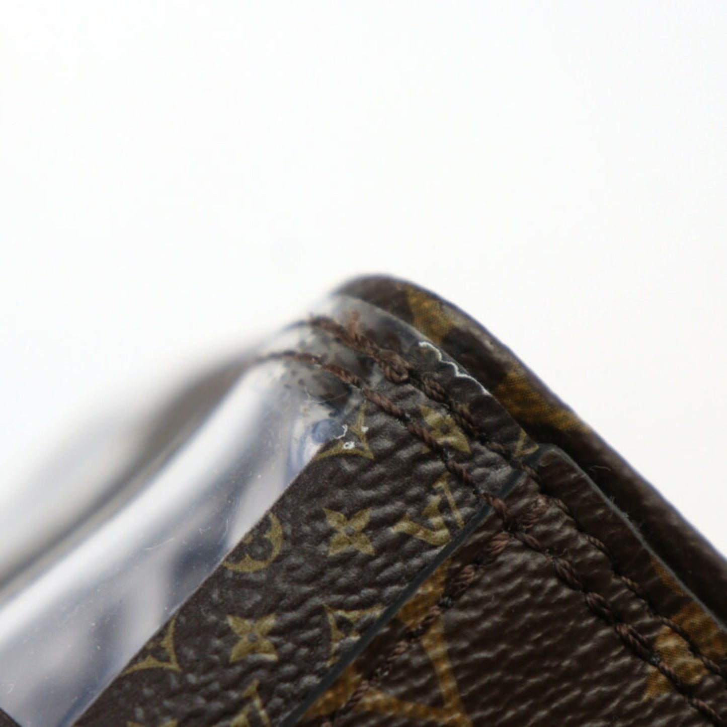 Louis Vuitton Brown Clear Monogram Monogram Shoulder Bag Tote Bag