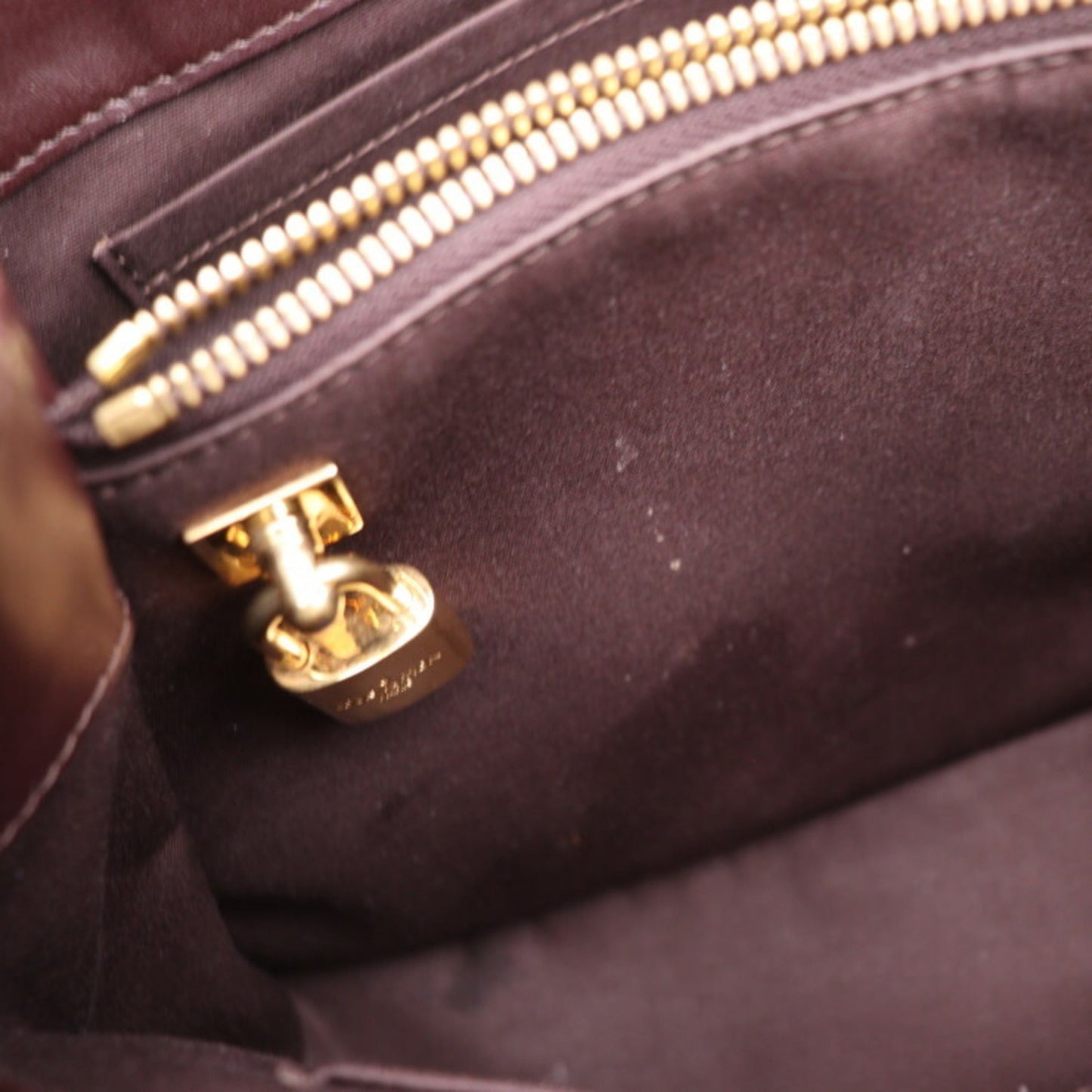 Louis Vuitton Amarante Monogram Vernis Handbag Shoulder Bag Tote Bag