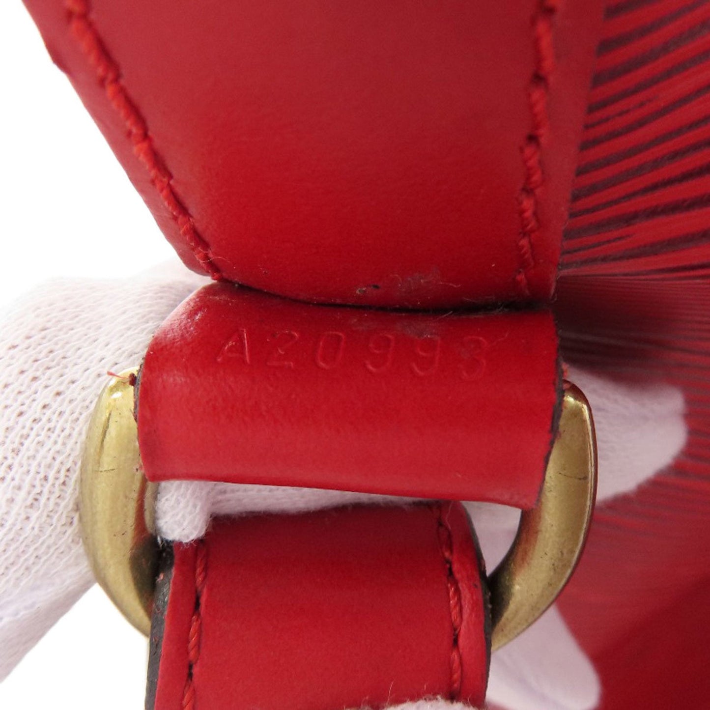 Louis Vuitton Castilian Red Epi Leather Shoulder Bag