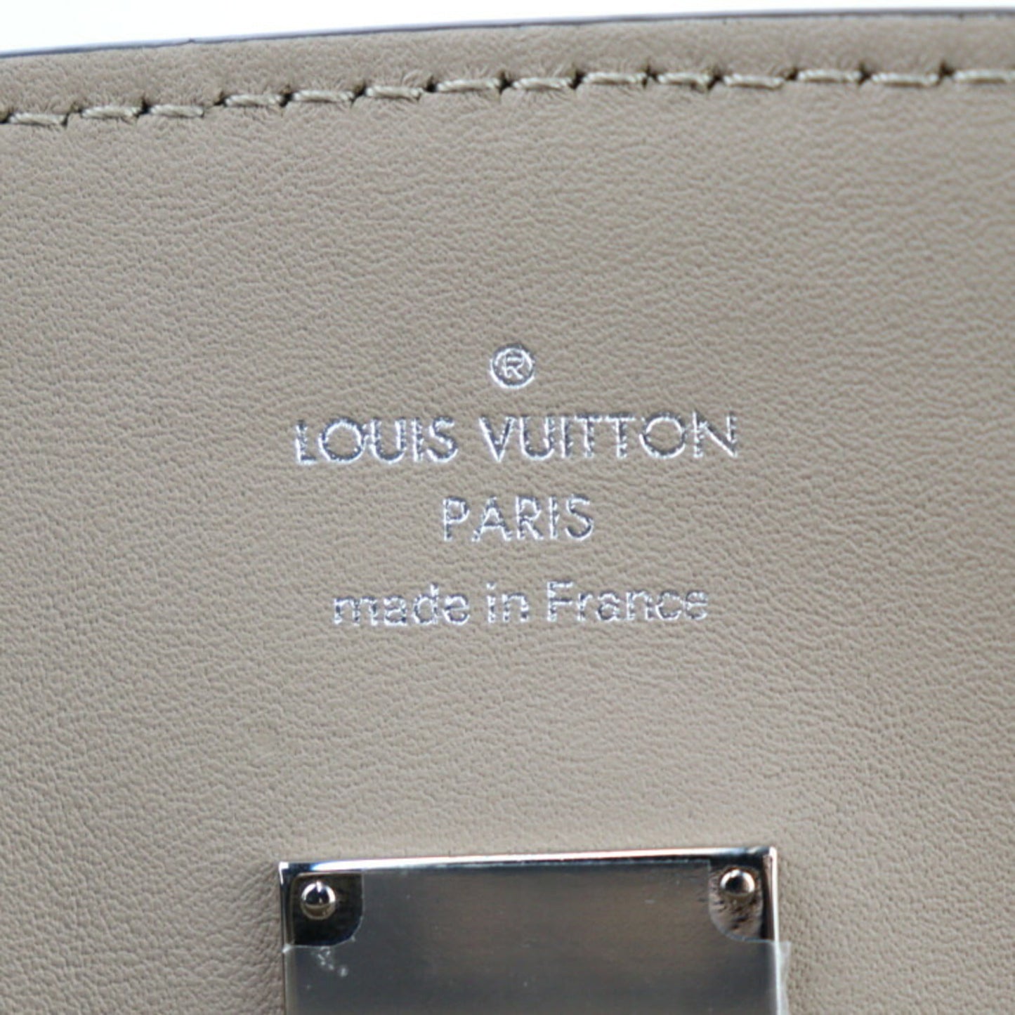 Louis Vuitton Tourterelle Leather Handbag Shoulder Bag Tote Bag