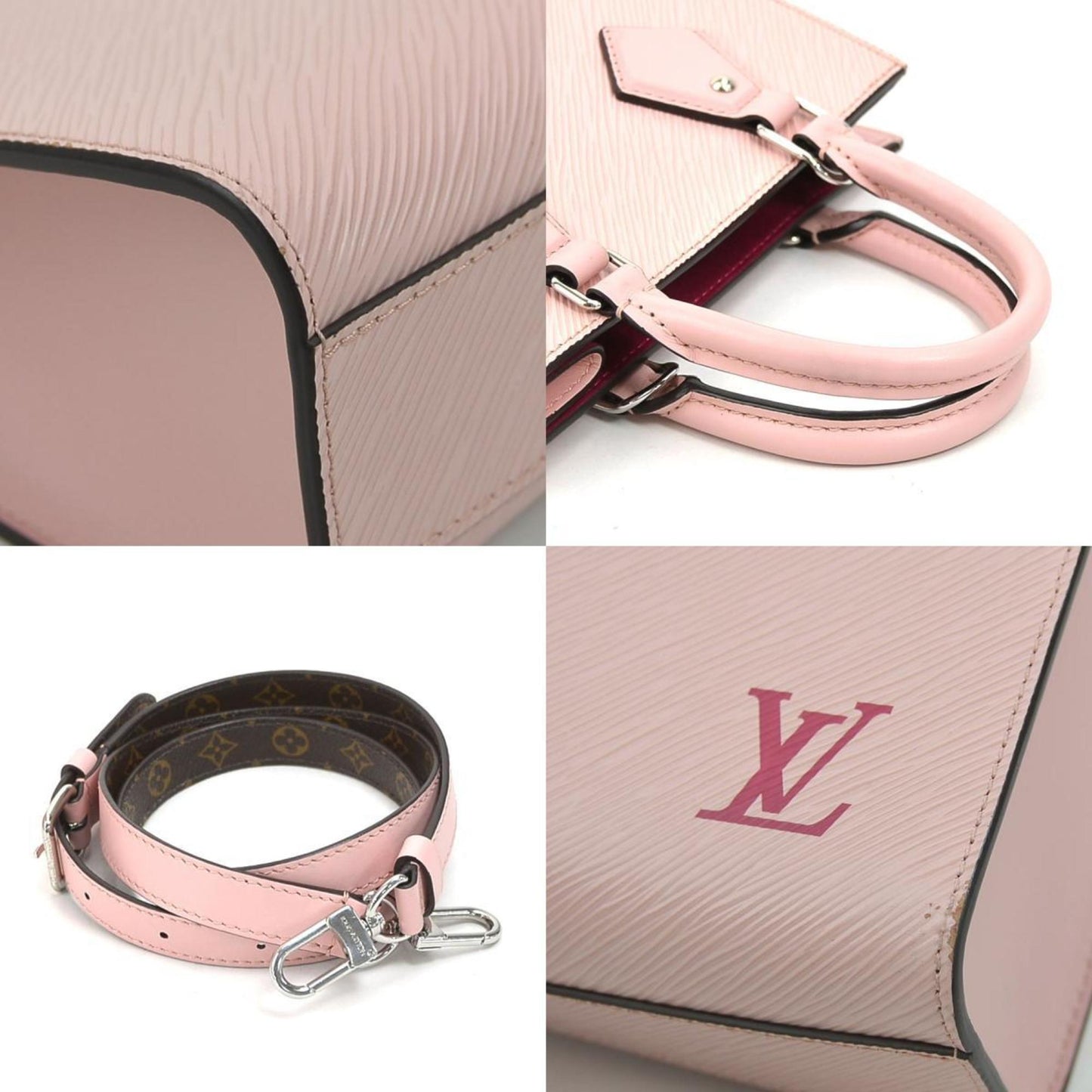 Louis Vuitton Light Pink Epi Leather Handbag Shoulder Bag