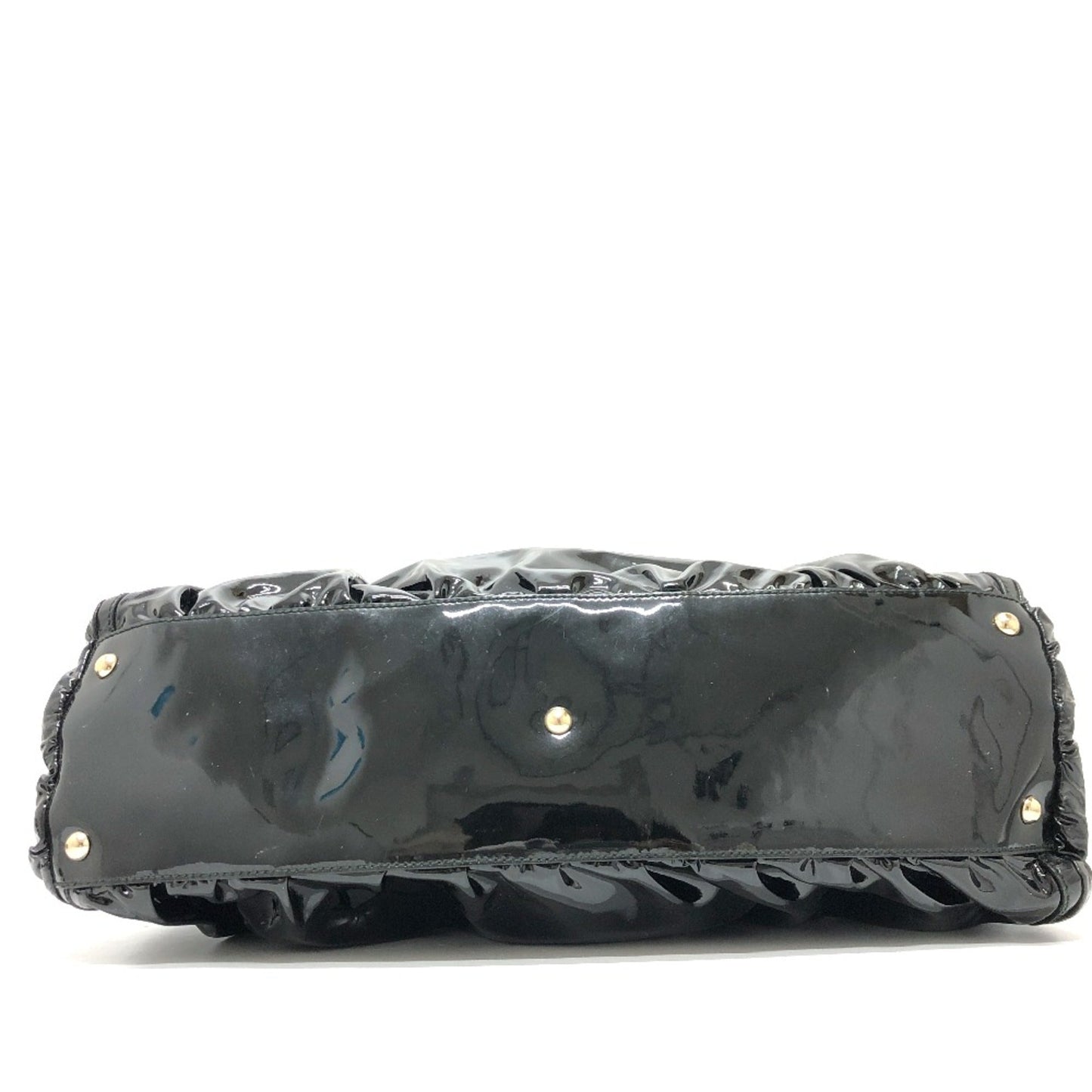 Gucci Black Patent Leather Tote Bag