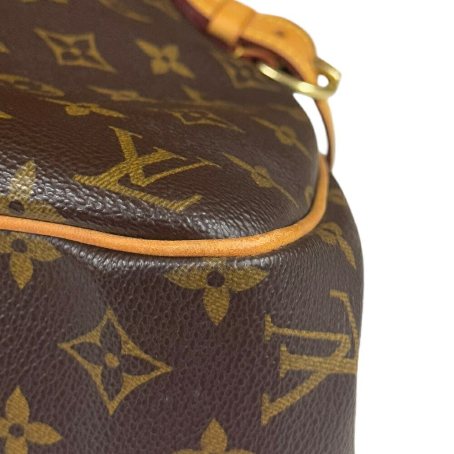 Louis Vuitton Brown Monogram Canvas Shoulder Bag