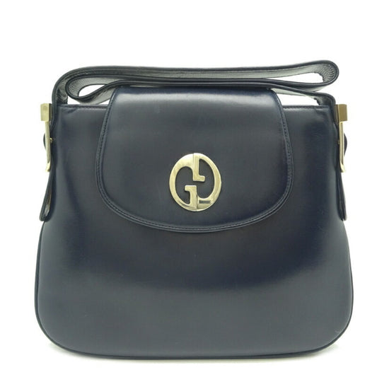 Gucci Black Leather Shoulder Bag ()