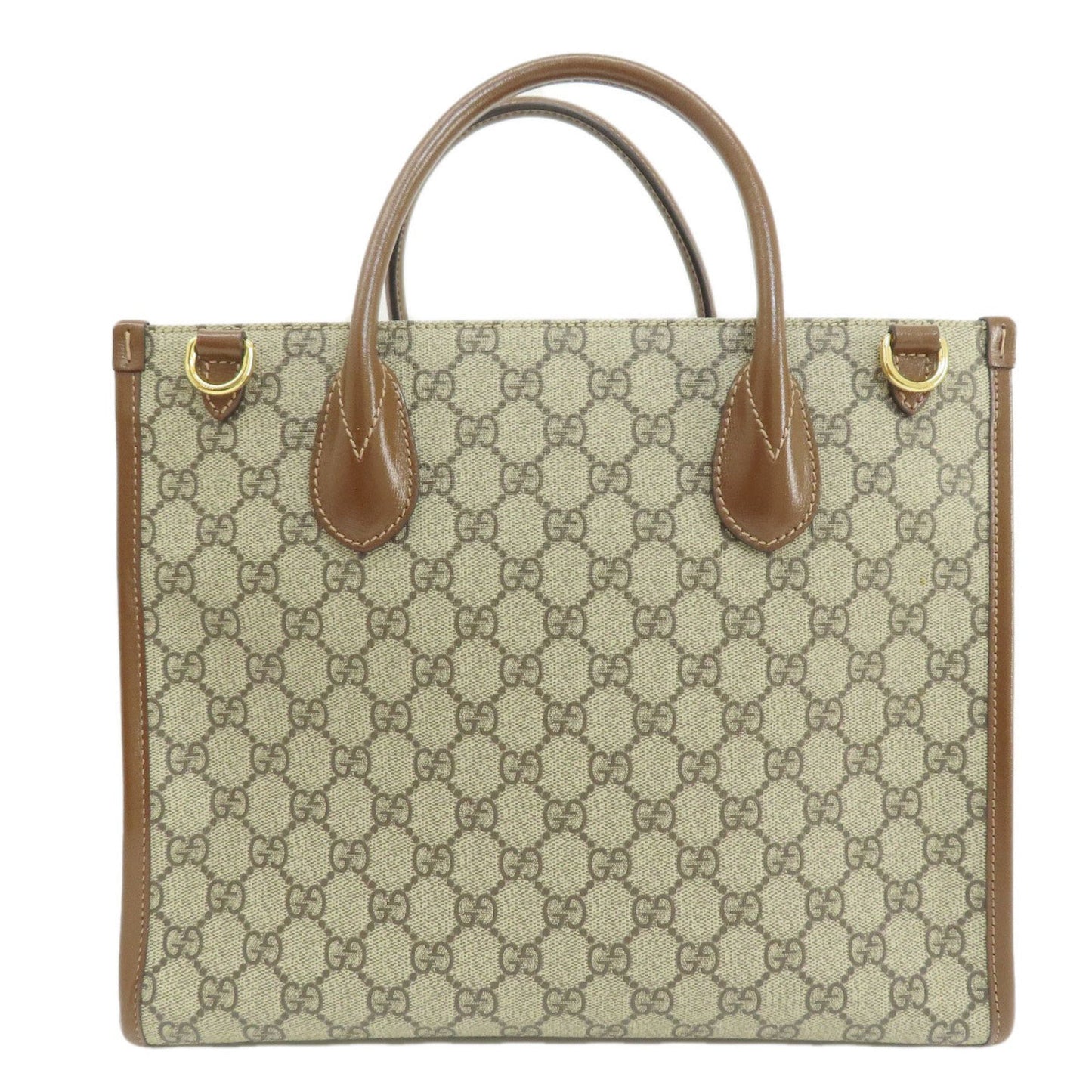 Gucci Brown Pvc Handbag