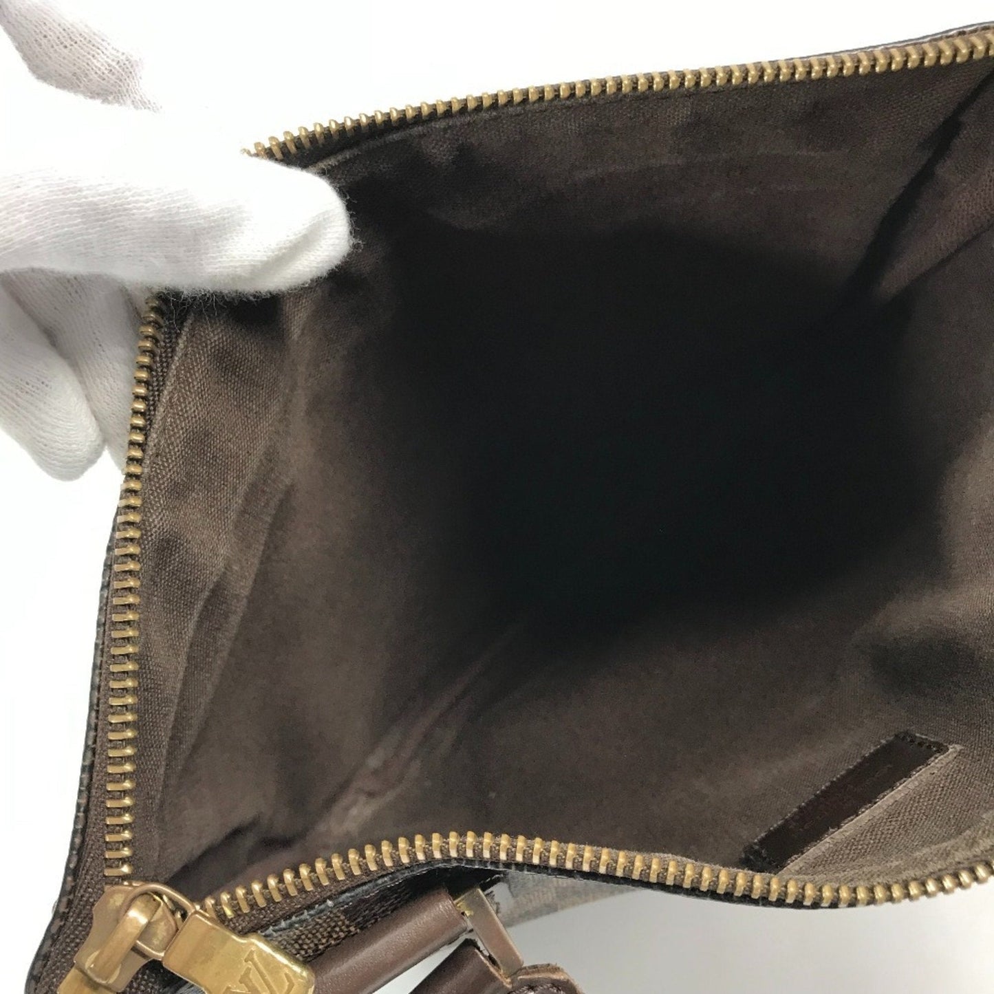 Louis Vuitton Brown Ebene Damier Canvas Pochette Shoulder Bag