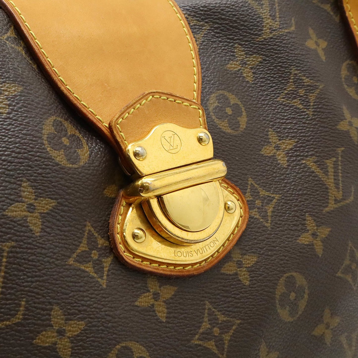 Louis Vuitton Brown Monogram Shoulder Bag Tote Bag