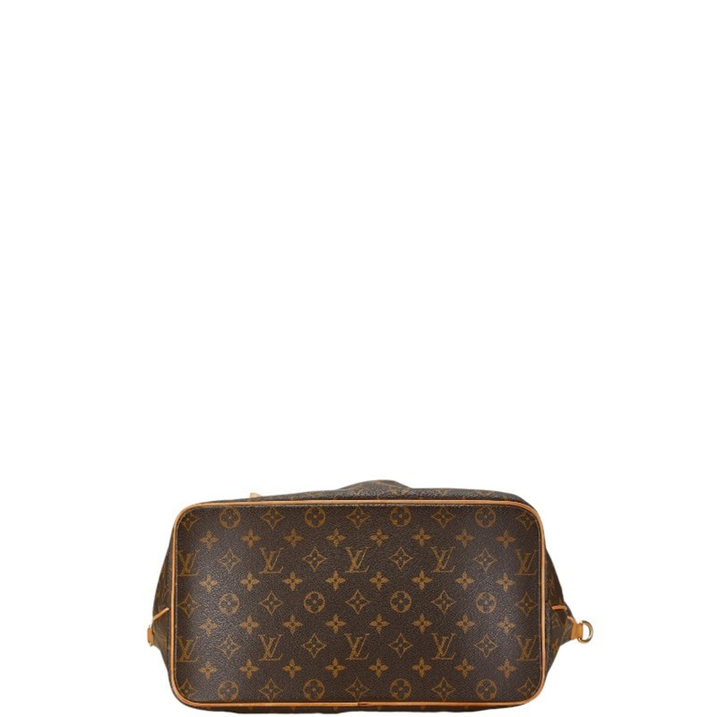 Louis Vuitton Brown Pvc Leather Shoulder Bag Tote Bag