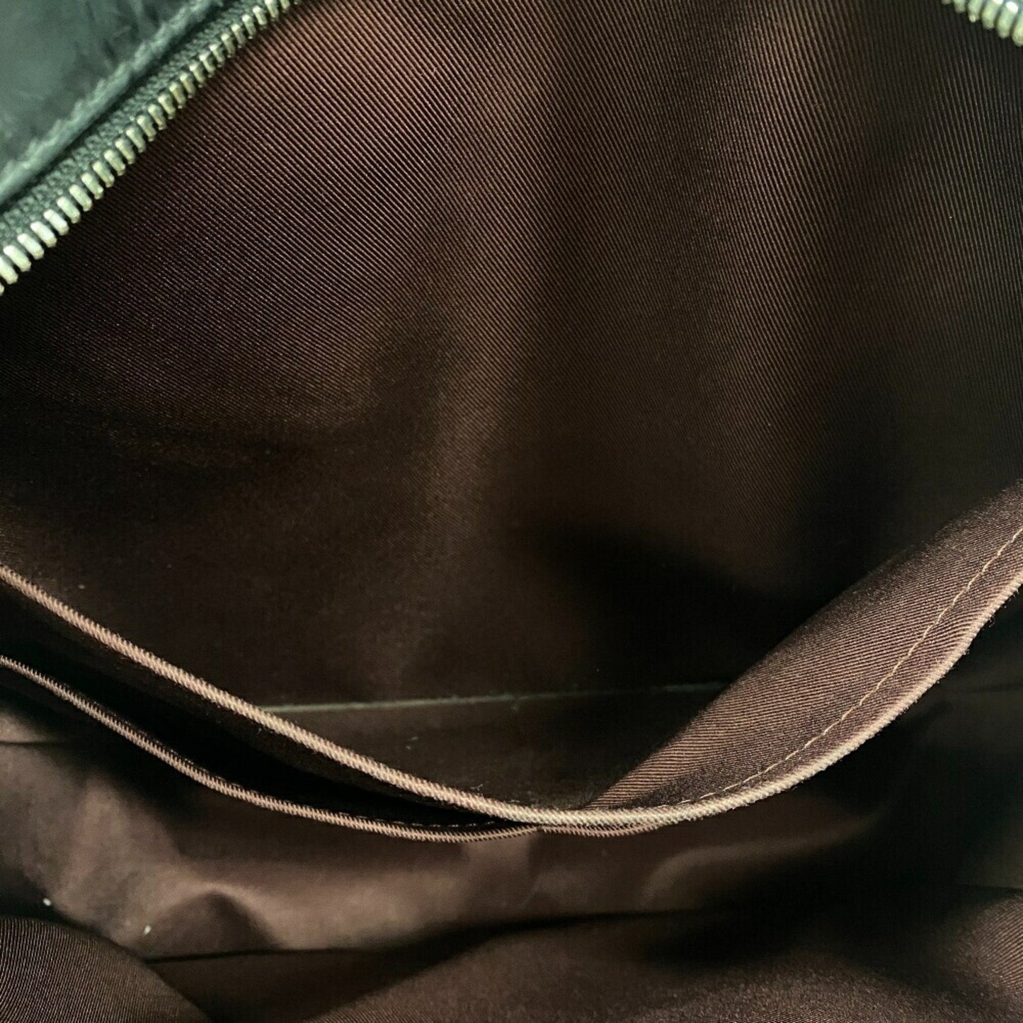 Louis Vuitton Monogram Black Brown Monogram Leather Backpack