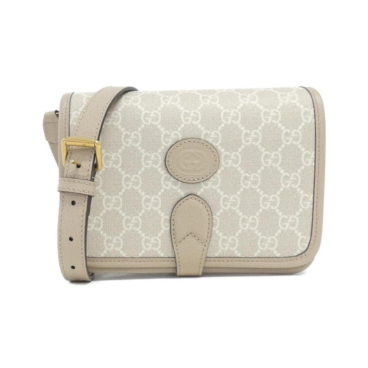 Gucci Beige White Gg Supreme Shoulder Bag ()