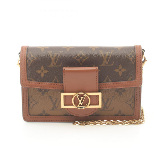 Louis Vuitton Beige Brown Pvc Leather Shoulder Bag ()