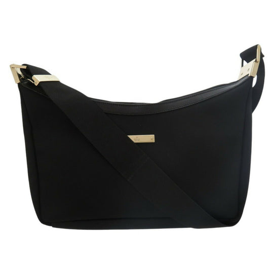 Gucci Black Canvas Shoulder Bag ()
