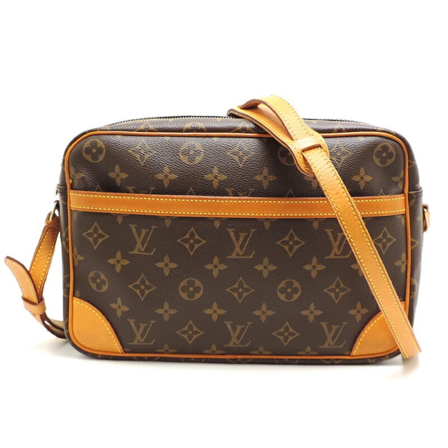 Louis Vuitton Brown Monogram Shoulder Bag ()