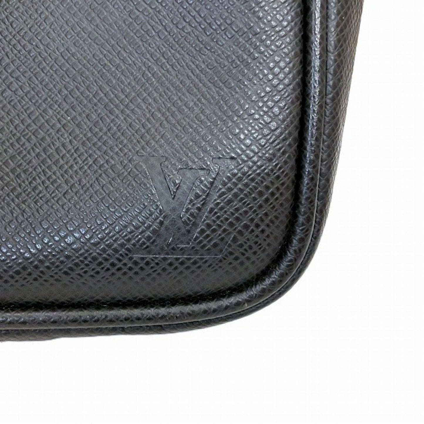 Louis Vuitton Black Leather Shoulder Bag