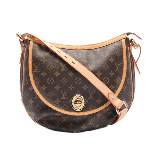 Louis Vuitton Brown Monogram Coated Canvas Shoulder Bag ()