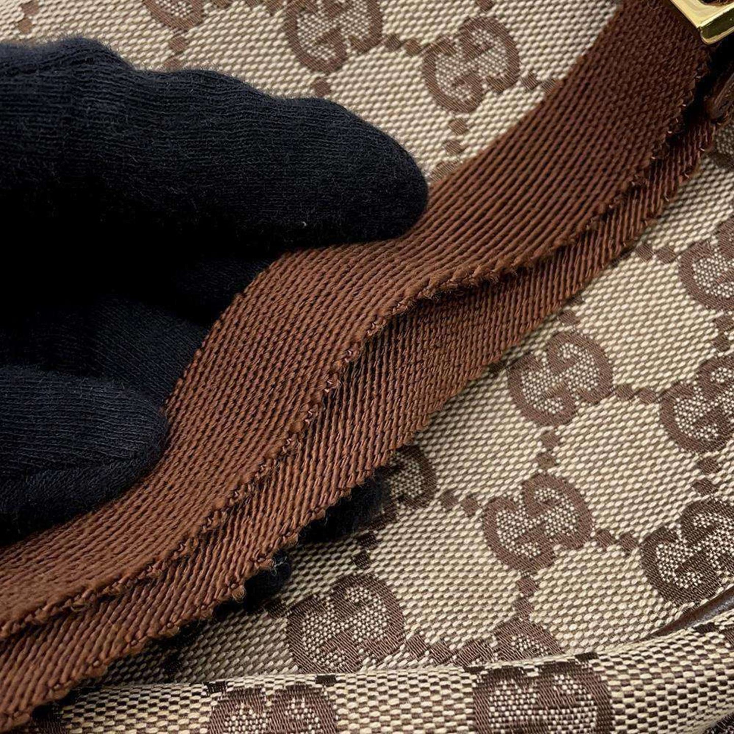 Gucci Gg Canvas Brown Gg Canvas Shoulder Bag