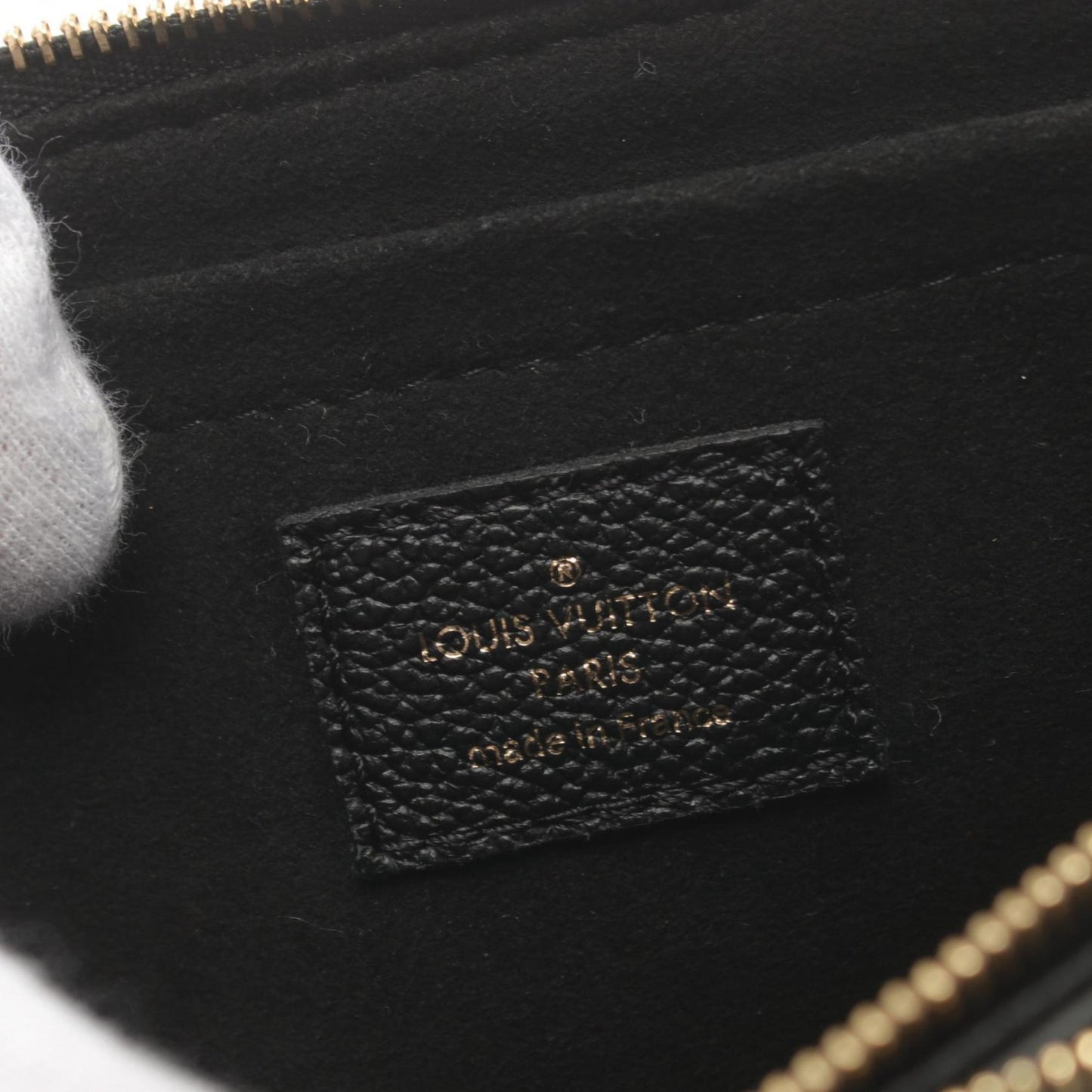 Louis Vuitton Black Monogram Empreinte Leather Pochette Shoulder Bag