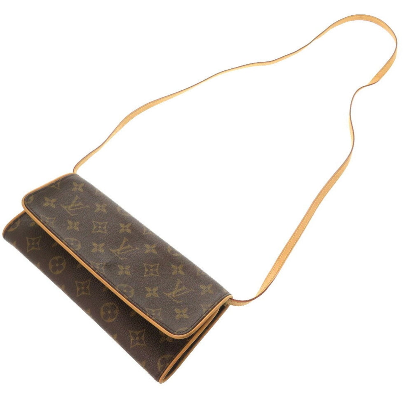 Louis Vuitton Brown Monogram Monogram Pochette Shoulder Bag