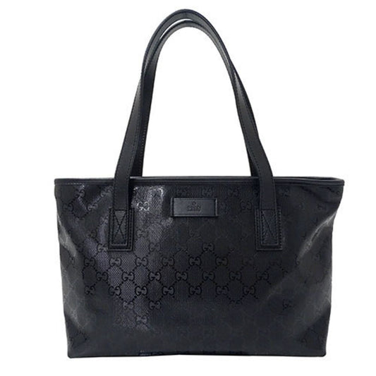 Gucci Black Pvc Tote Bag ()
