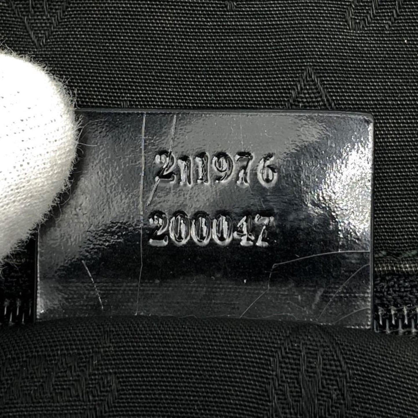 Gucci Black Gg Canvas Handbag Tote Bag