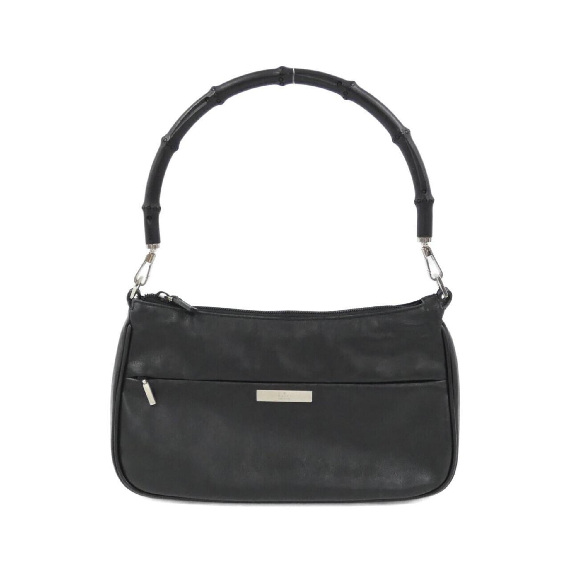 Gucci Black Leather Shoulder Bag ()