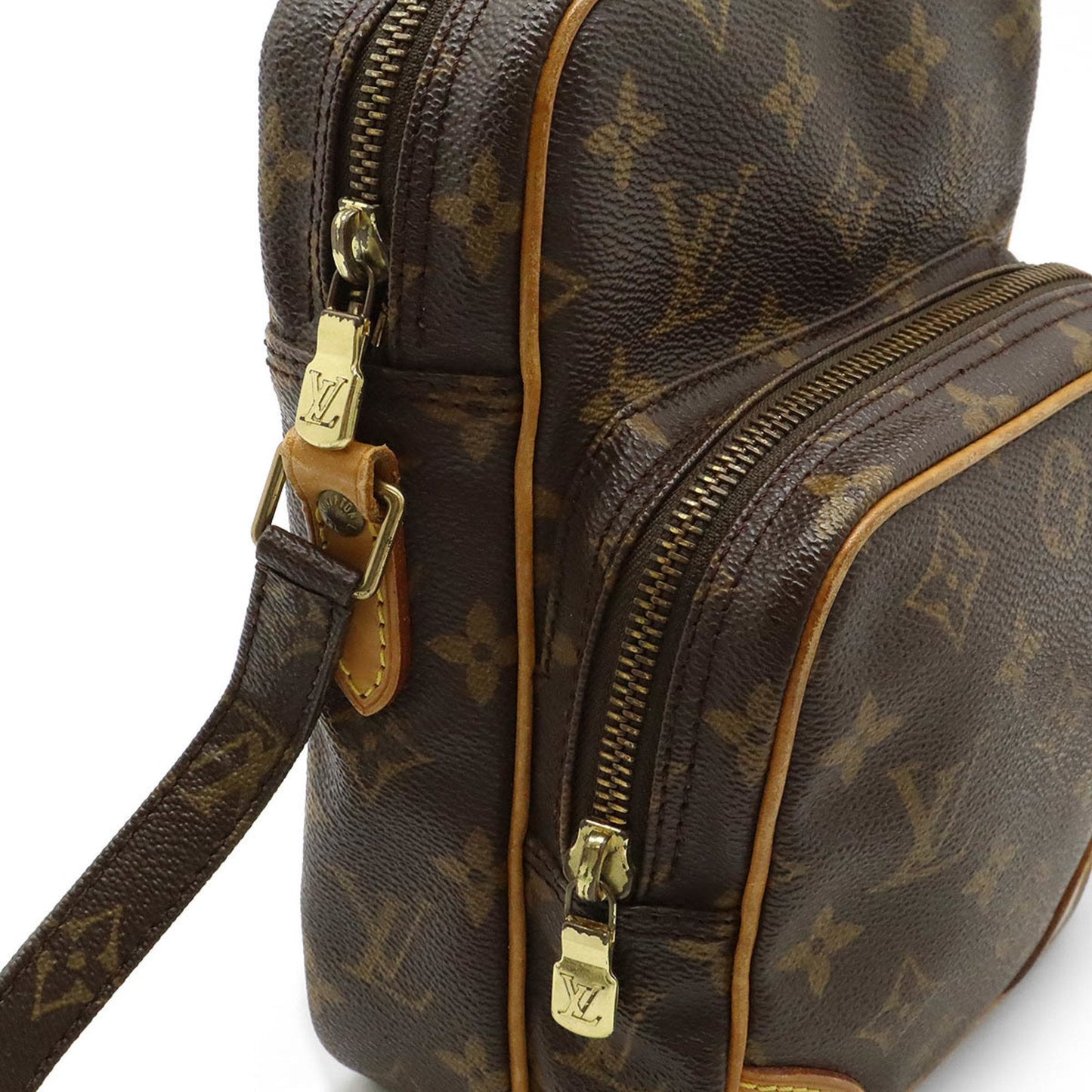 Louis Vuitton Brown Monogram Pochette Shoulder Bag