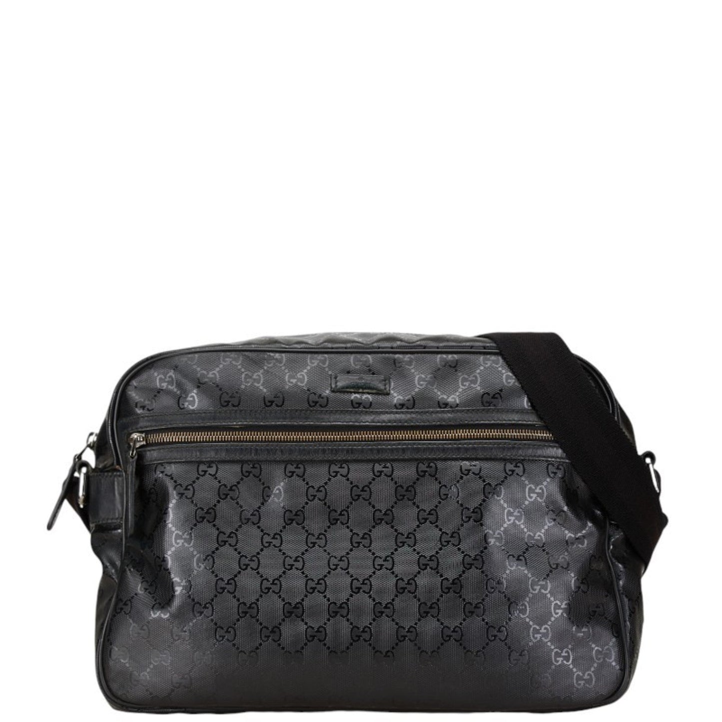 Gucci Black Pvc Leather Shoulder Bag ()