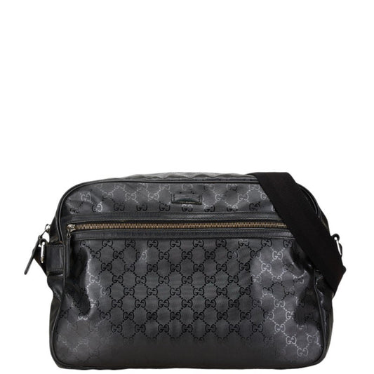 Gucci Black Pvc Leather Shoulder Bag ()