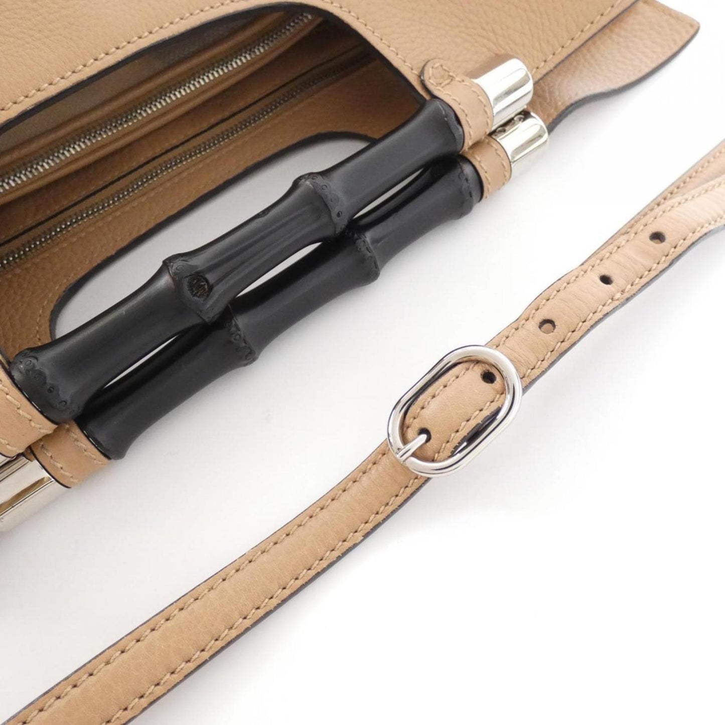 Gucci Beige Leather Handbag