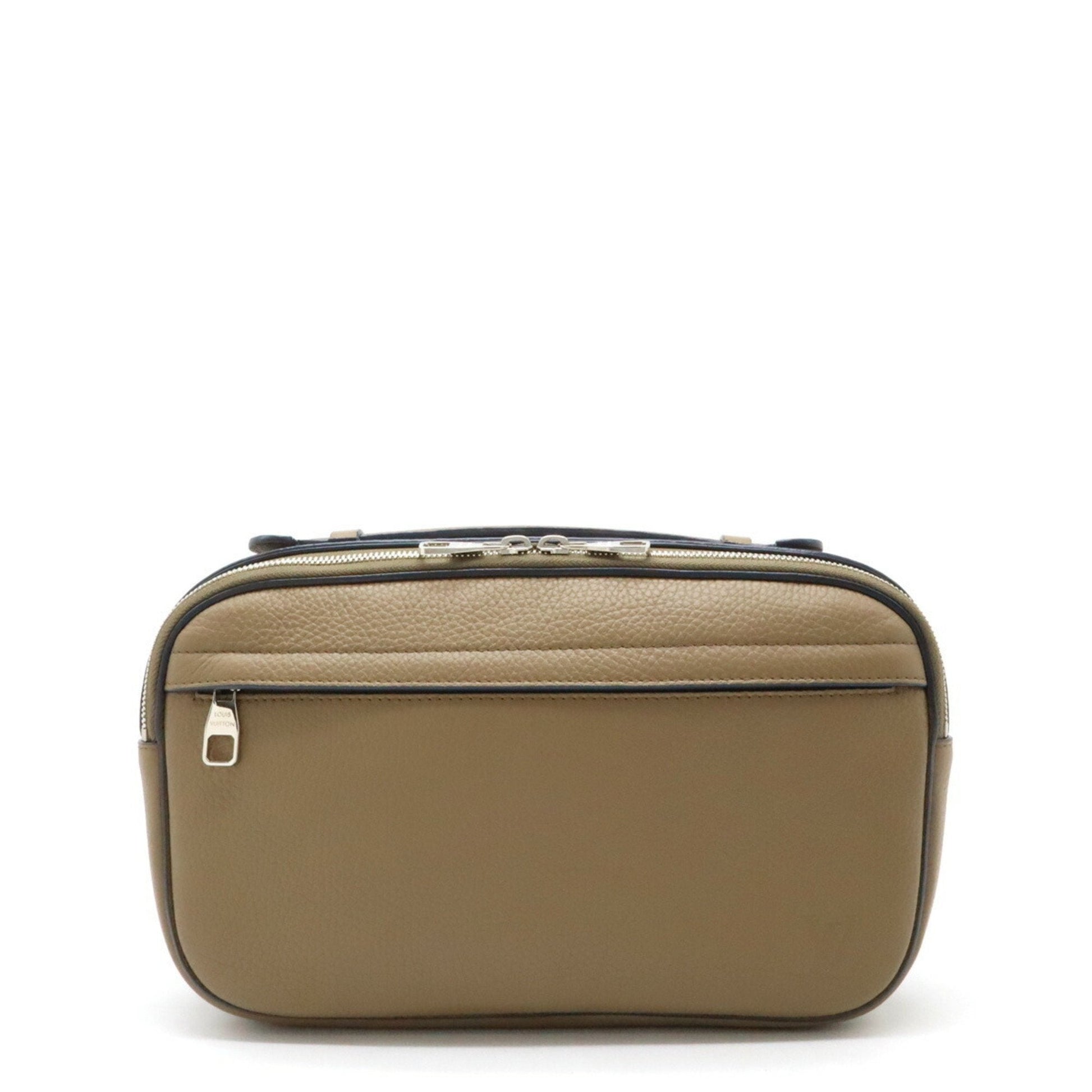Louis Vuitton Beige Leather Shoulder Bag Sling Bag ()