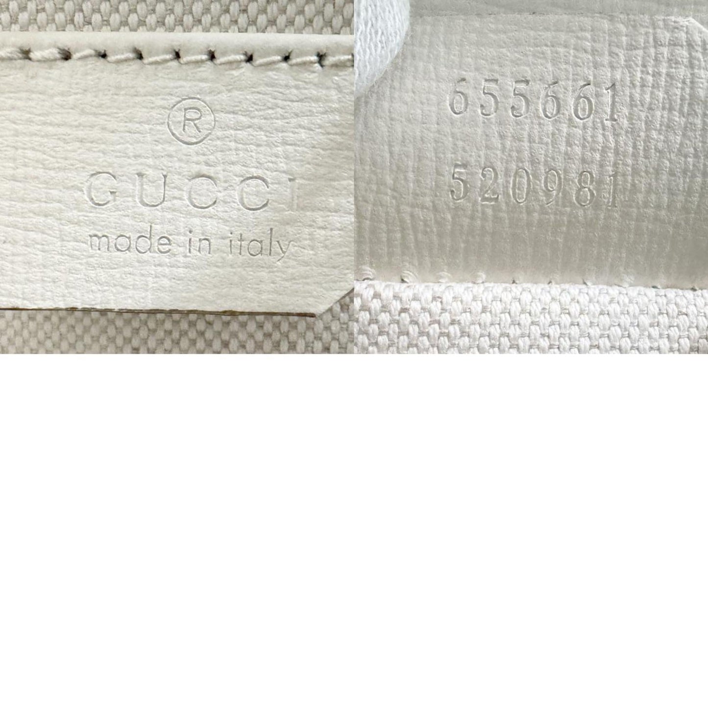 Gucci Green Ivory Yellow Leather Handbag Shoulder Bag