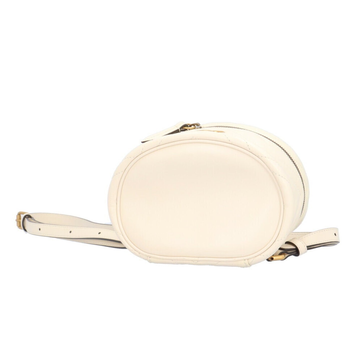 Gucci Gg Marmont White Leather Vanity Bag